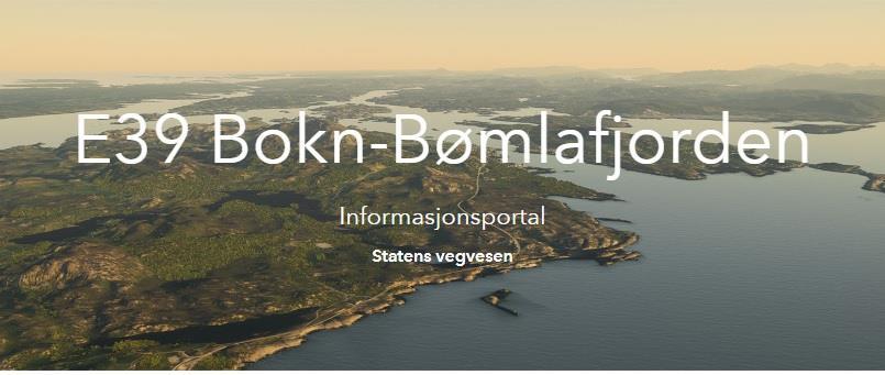Illustrasjonsbilde E39 Bokn - Bømlafjorden - Klikk for stort bilete